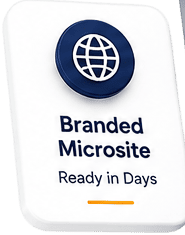 Branded microsite capability