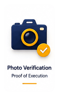 Photo and GPS campaign proof verification